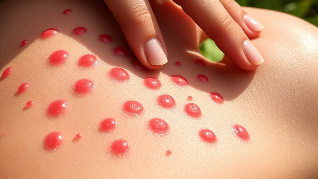 urticaires avec prurit intense