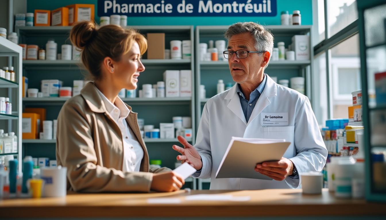 découvrez les services, conseils personnalisés et horaires d'ouverture 2026 de la pharmacie montreuil pour répondre à tous vos besoins de santé.
