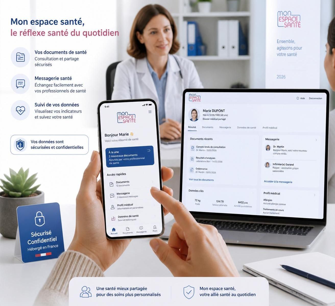 découvrez comment optimiser votre suivi médical en 2026 grâce à mon espace santé, votre outil numérique sécurisé pour gérer facilement vos informations de santé et améliorer votre prise en charge médicale.