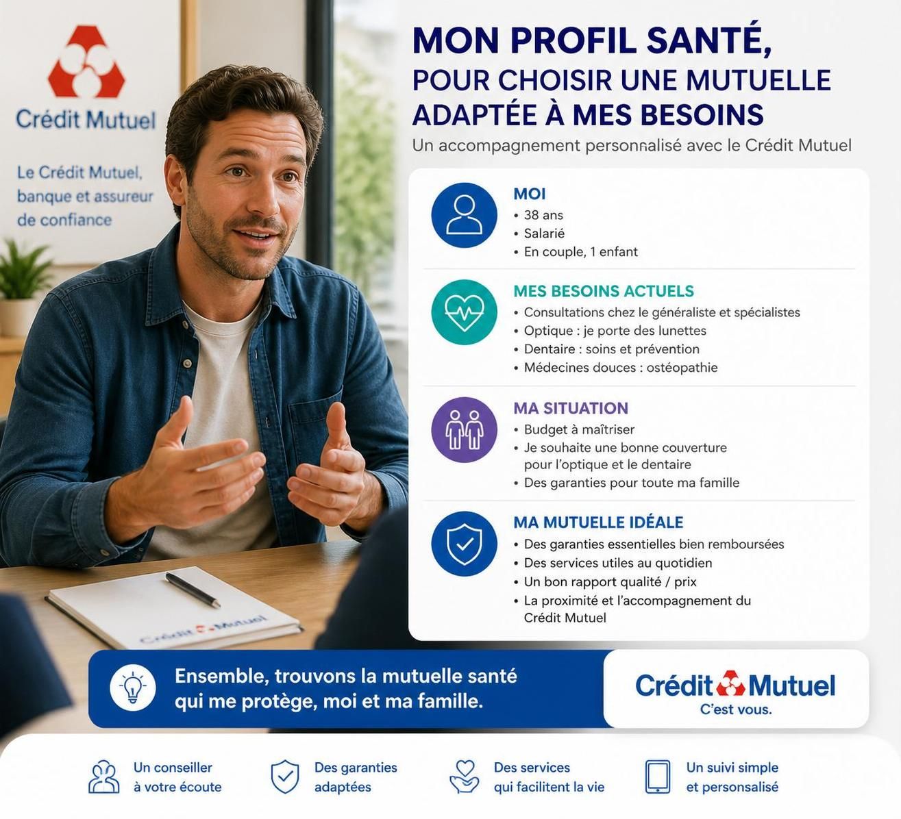 découvrez les tarifs de la mutuelle santé crédit mutuel en 2026 et trouvez la couverture adaptée à vos besoins pour protéger votre santé au meilleur prix.