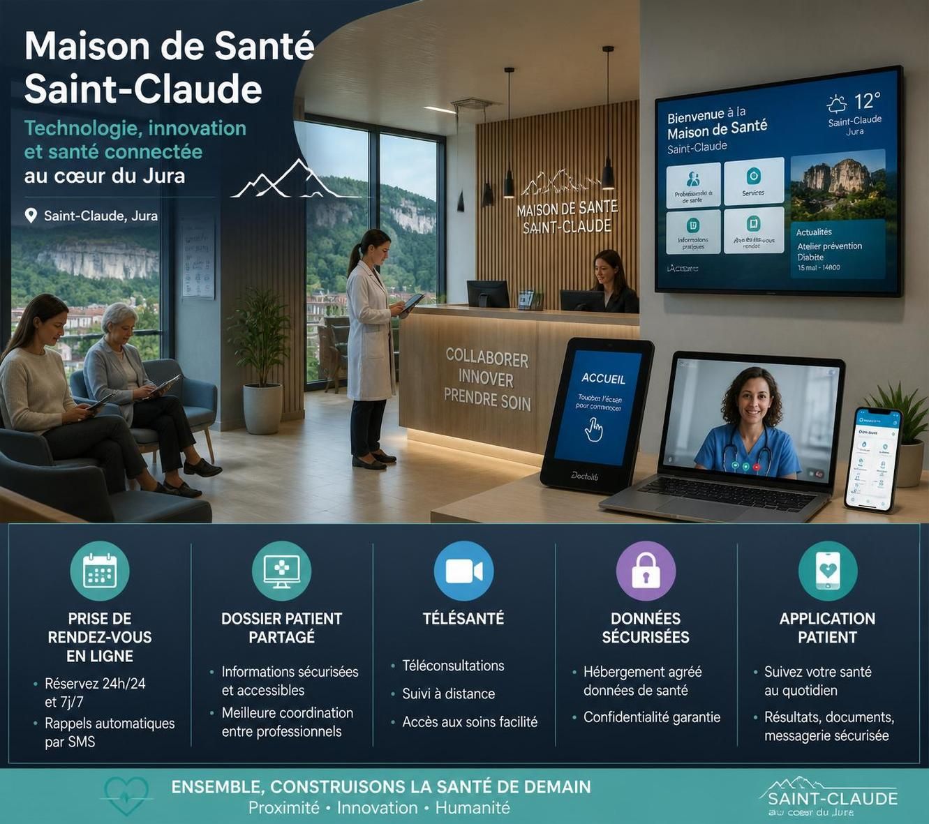 découvrez la maison de santé saint-claude : des services médicaux complets et des avantages dédiés à votre bien-être et votre santé au quotidien.