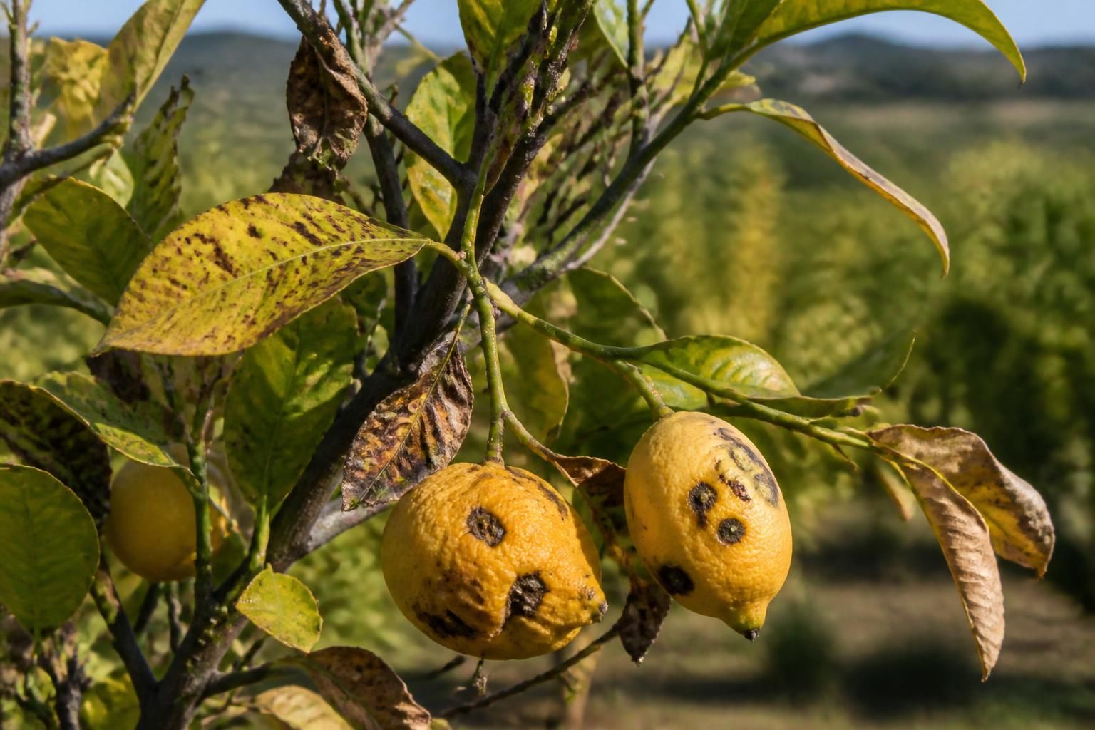 découvrez des photos illustrant les symptômes de la maladie du citronnier pour mieux identifier et comprendre les problèmes affectant votre arbre.