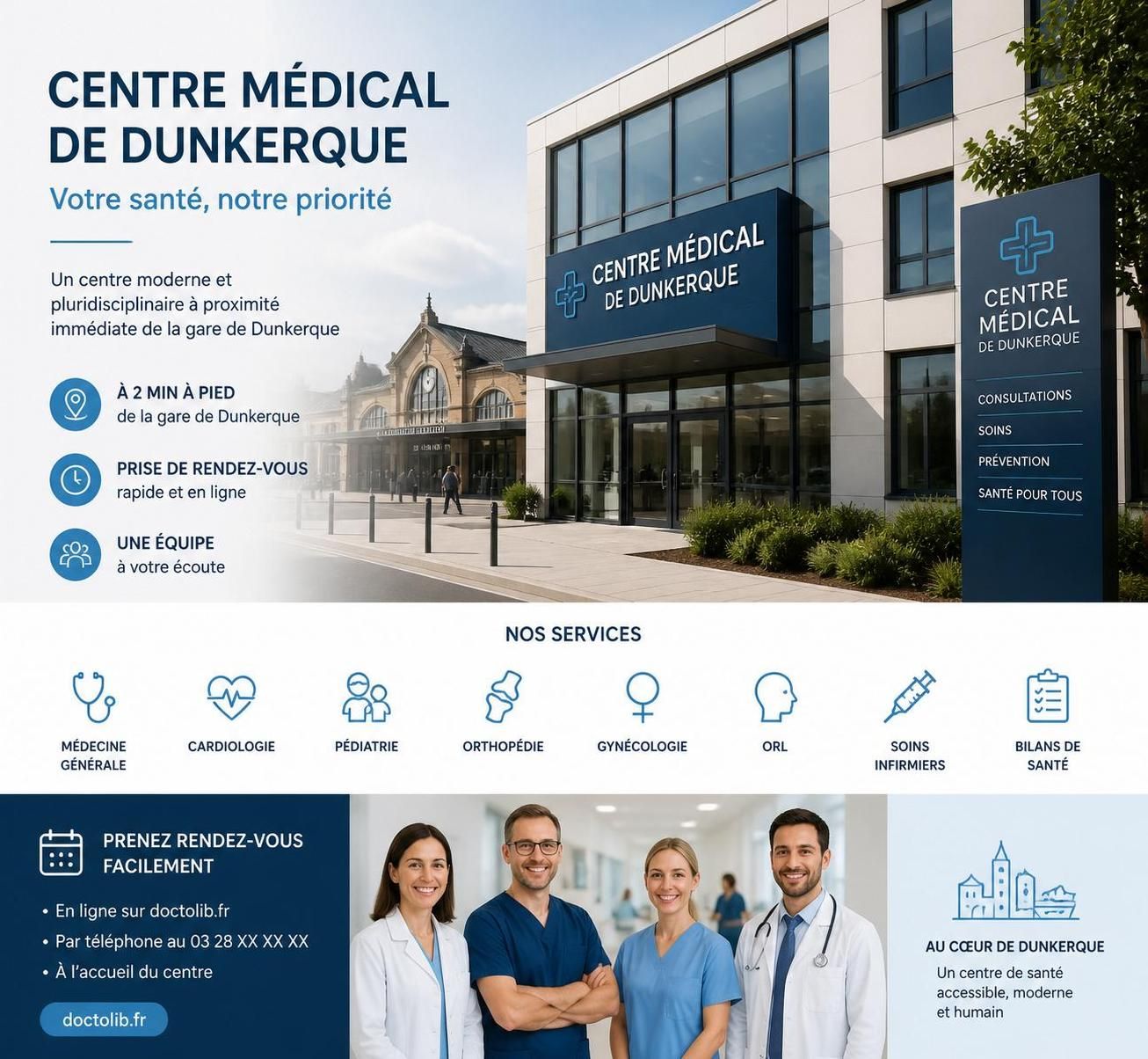 découvrez tous les services proposés par pol santé dunkerque en 2026. informations complètes sur les soins, consultations et innovations médicales disponibles pour votre bien-être.
