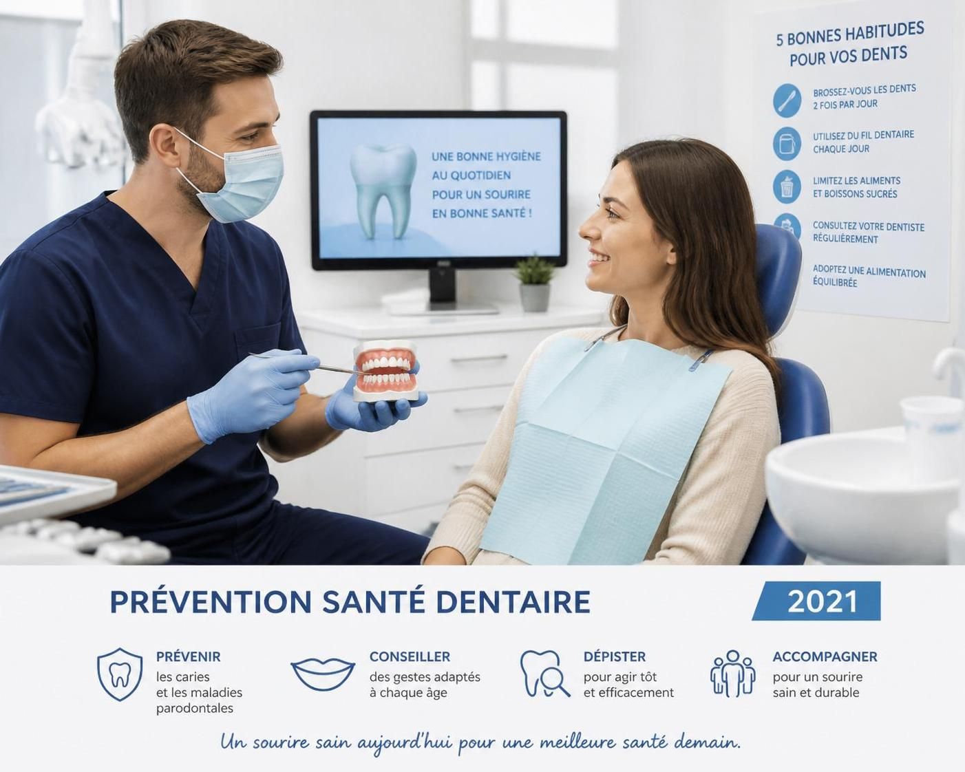 découvrez l'état des lieux de la santé dentaire en 2021 et nos conseils pratiques pour améliorer votre hygiène bucco-dentaire au quotidien.