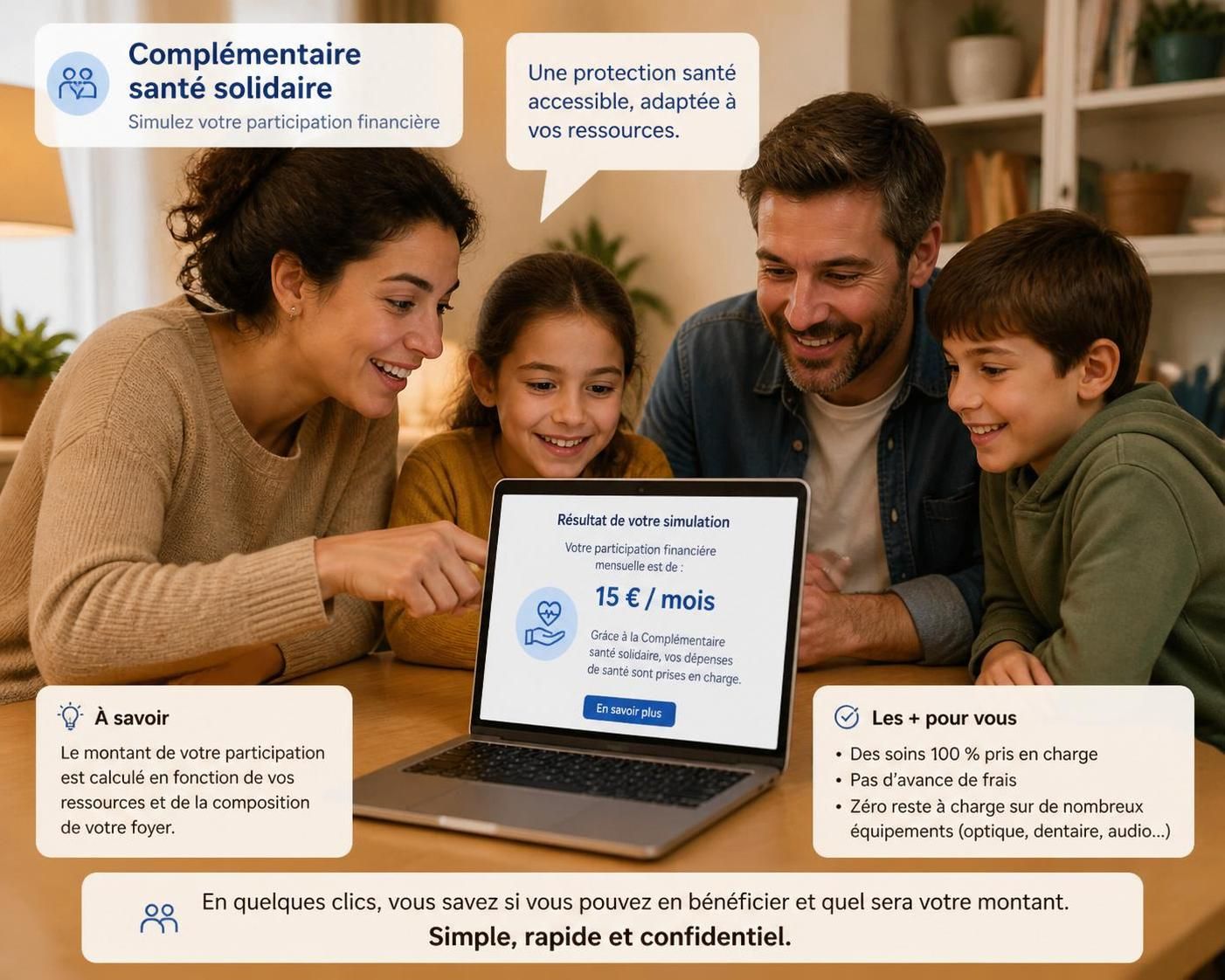 découvrez comment estimer facilement vos droits avec notre simulateur de complémentaire santé solidaire. simplifiez vos démarches et bénéficiez d'une aide adaptée.