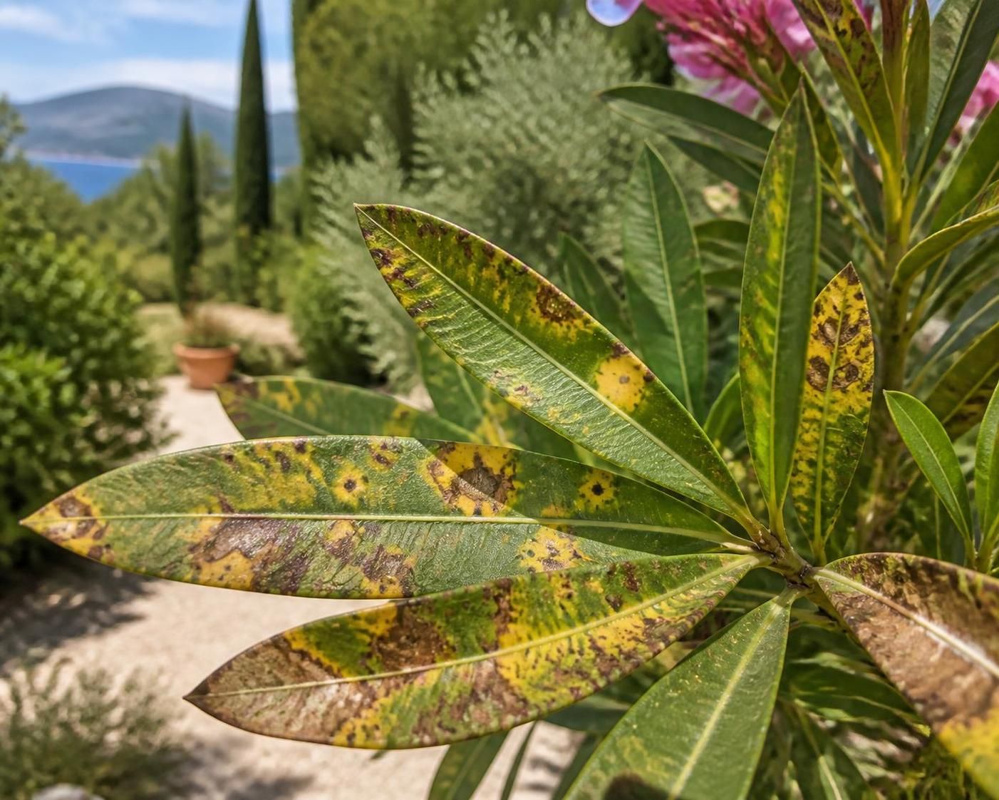 découvrez comment identifier les maladies du laurier rose grâce à une photo et apprenez les meilleurs traitements pour soigner efficacement votre plante.