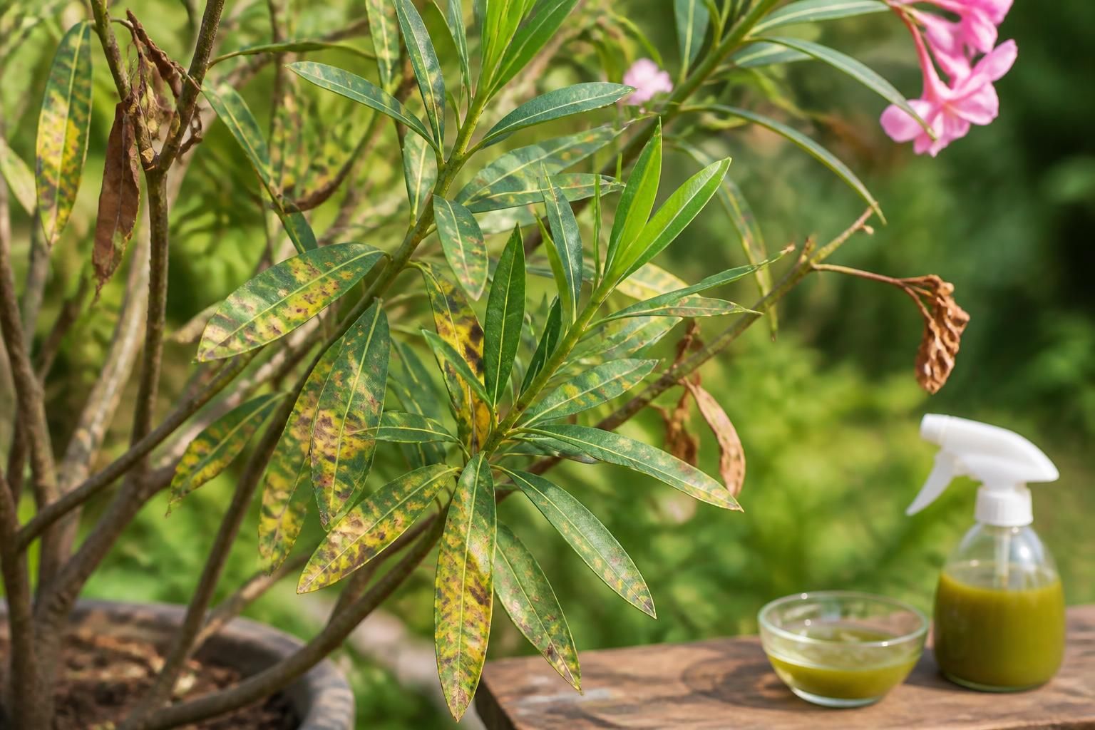 découvrez comment identifier les maladies du laurier rose grâce à une photo et apprendre à le soigner efficacement pour préserver sa beauté et sa santé.