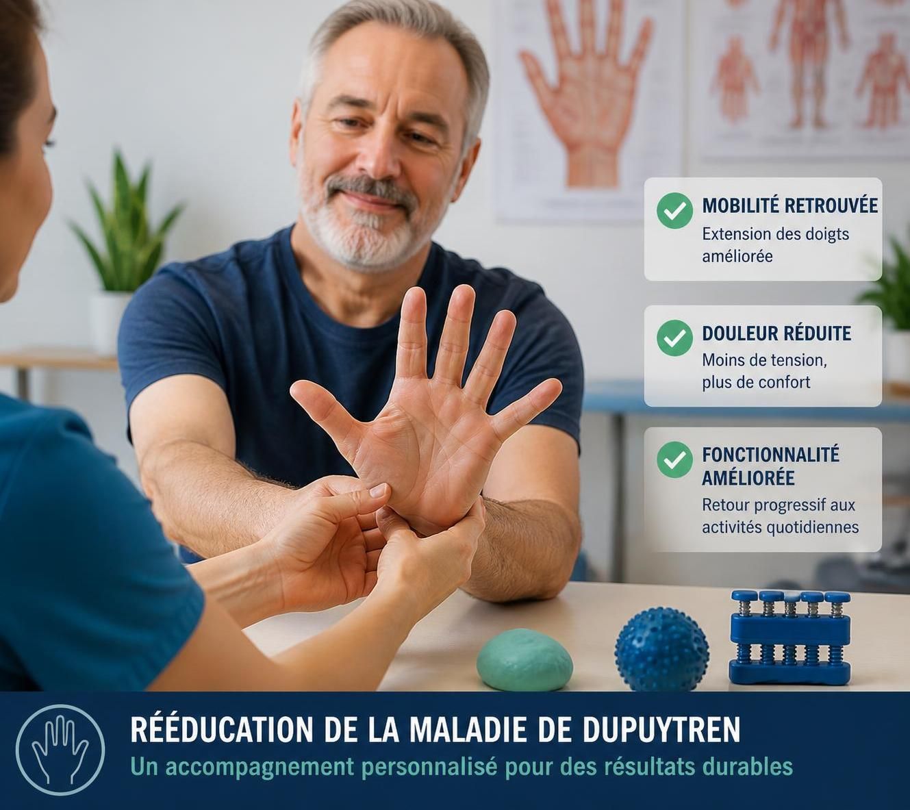 découvrez les symptômes, les causes et les traitements efficaces de la maladie de dupuytren, une affection de la main pouvant limiter sa mobilité.