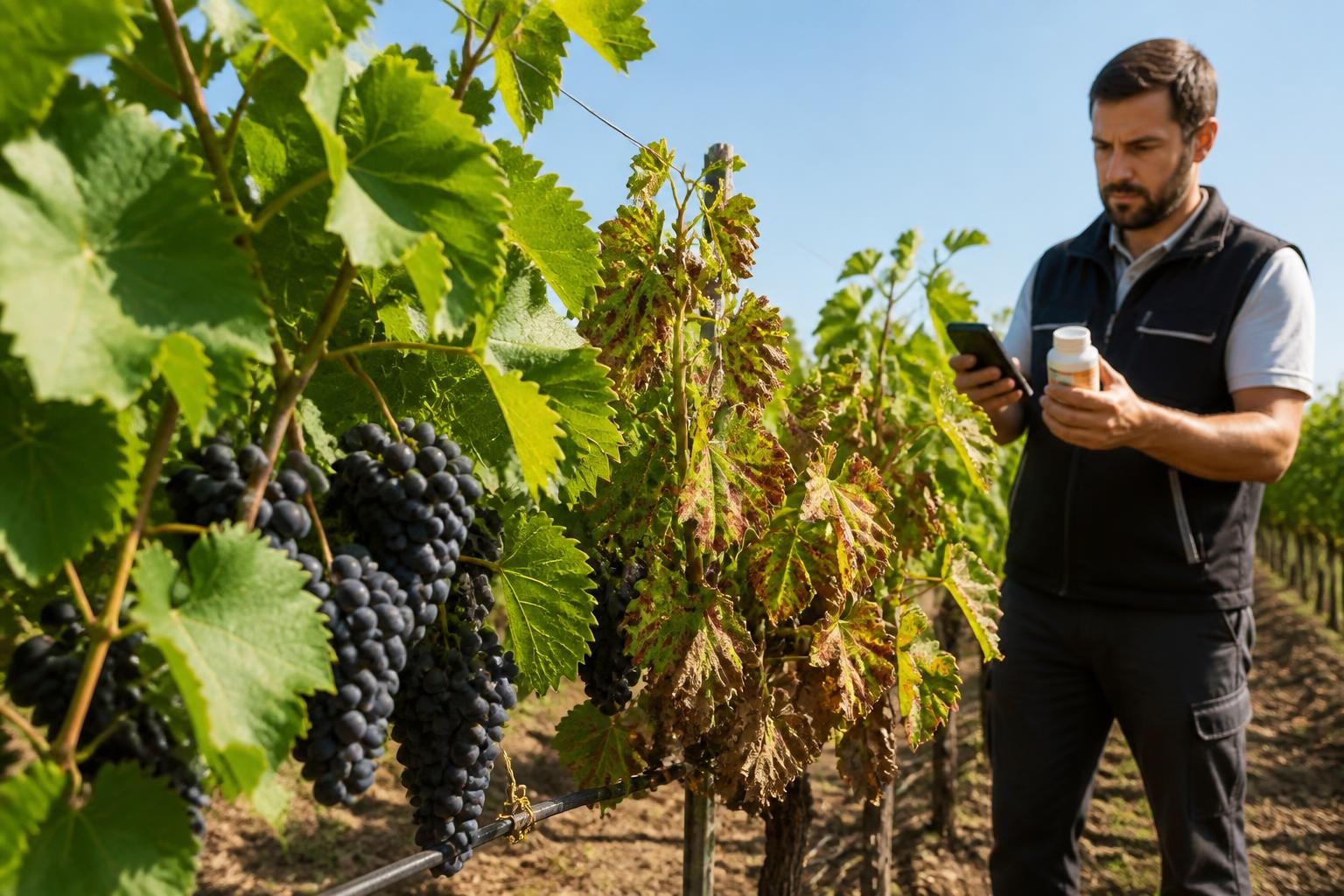 apprenez à identifier, prévenir et traiter efficacement les principales maladies de la vigne pour protéger votre vignoble et assurer une récolte saine et abondante.